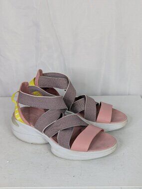 Sorel Explorer Blitz Pink Leather Elastic Sport Sandals